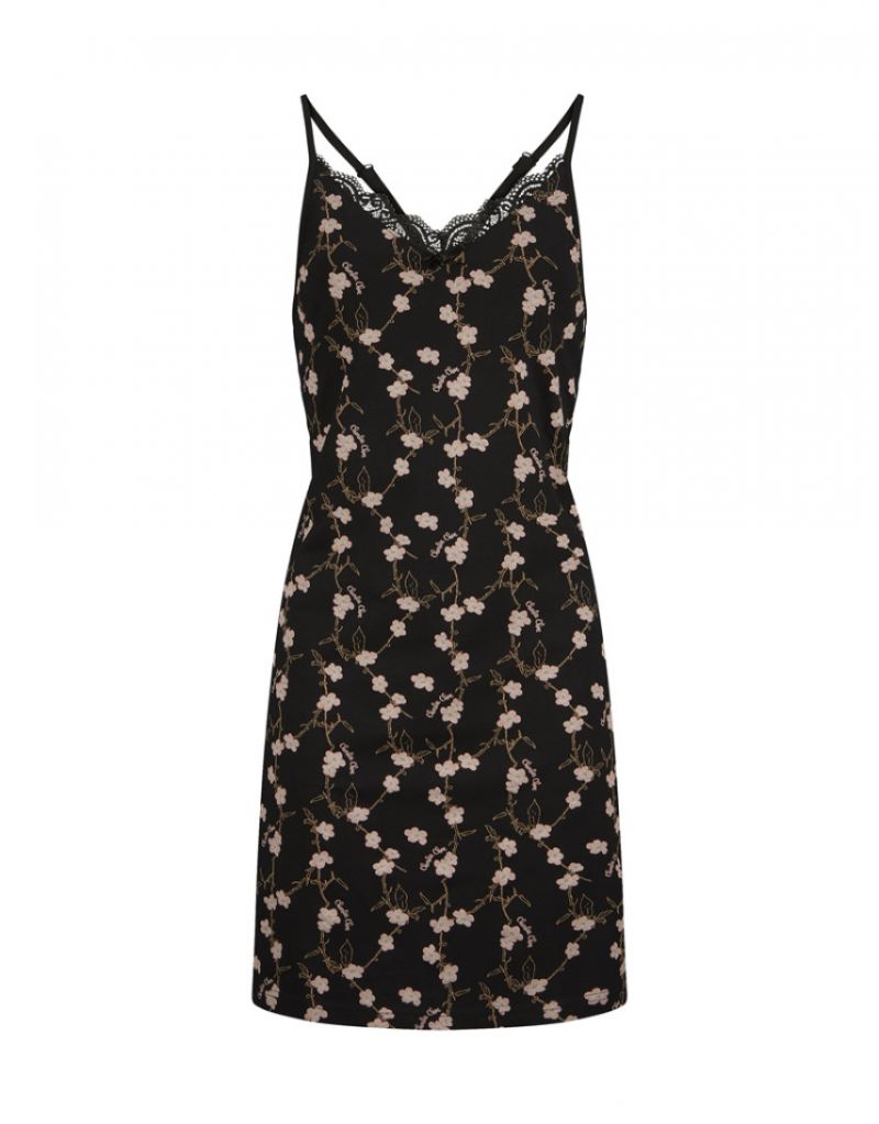 Charliechoe Women Sleepdress zwart S -