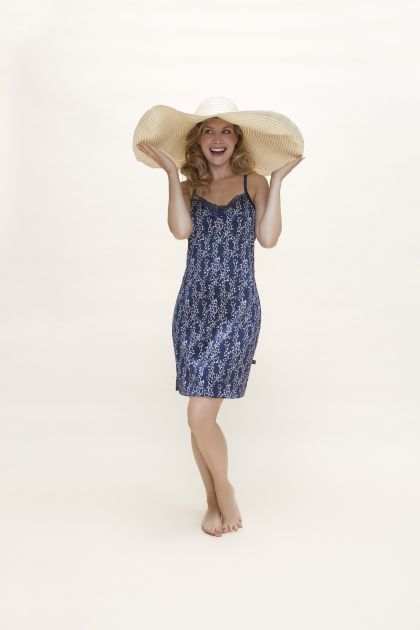 Charliechoe Women Slip Dress blauw Xxl -