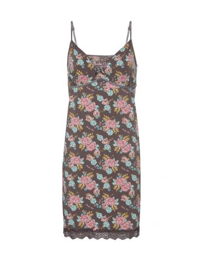 Charliechoe Women Slipdress grijs M -