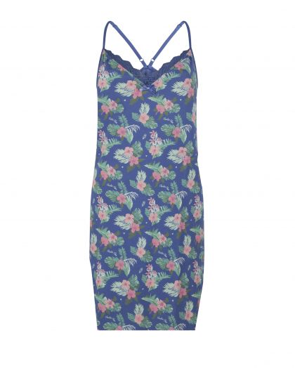 Charliechoe Women Slipdress blauw L -