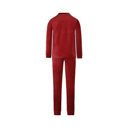 Charliechoe Women velours set rood S -