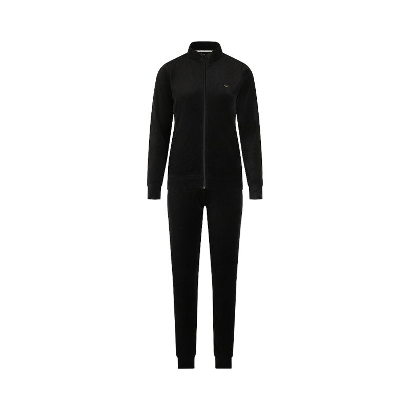 Charliechoe Women velours set zwart L -