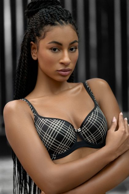 Dacapo Slip Remake Karo zwart 38 -