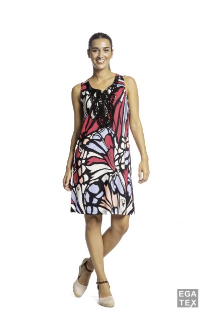 Egatex Zomerkleedje fuchsia M -
