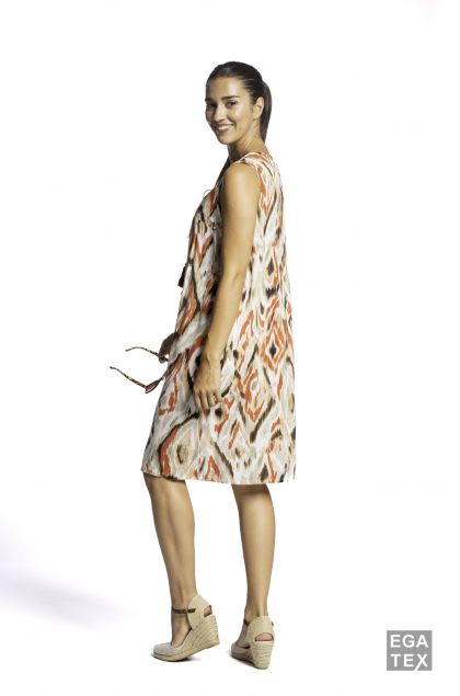 Egatex Zomerkleedje oranje Xl -