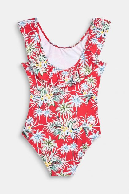 Esprit Badpak Kilda Beach suimsuit ruffle rood 164 -