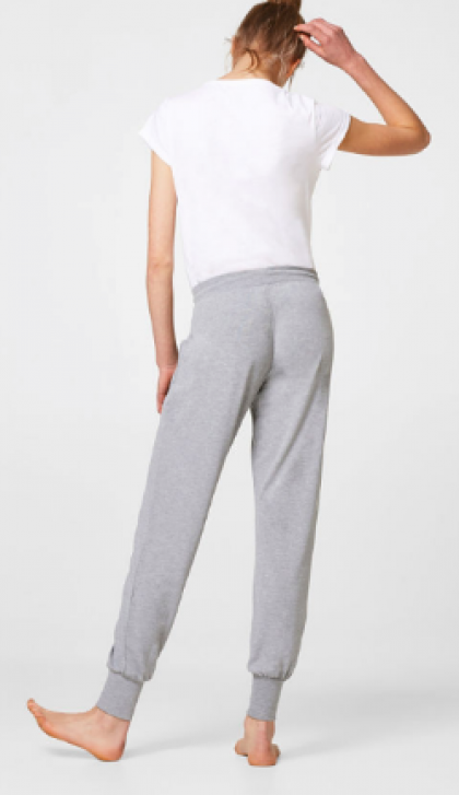 Esprit Lange broek Amy grijs 44 -