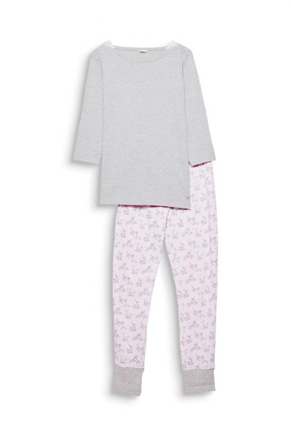 Esprit Pyjama Amanda grijs 36 -