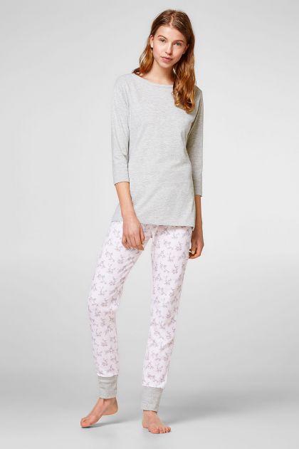 Esprit Pyjama Amanda grijs 36 -