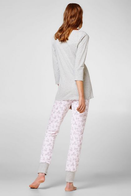 Esprit Pyjama Amanda grijs 36 -