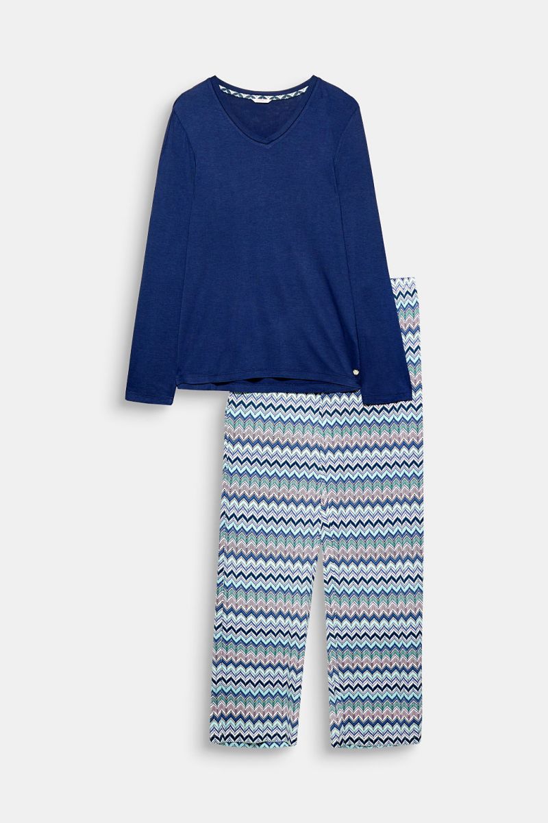 Esprit Pyjama Arizona blauw 46 -