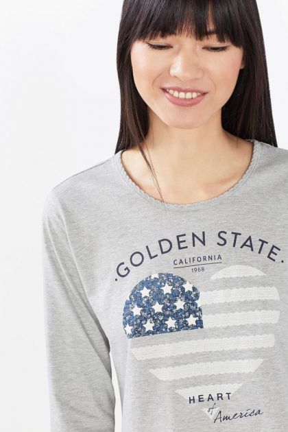 Esprit Pyjama Carley grijs 40 -