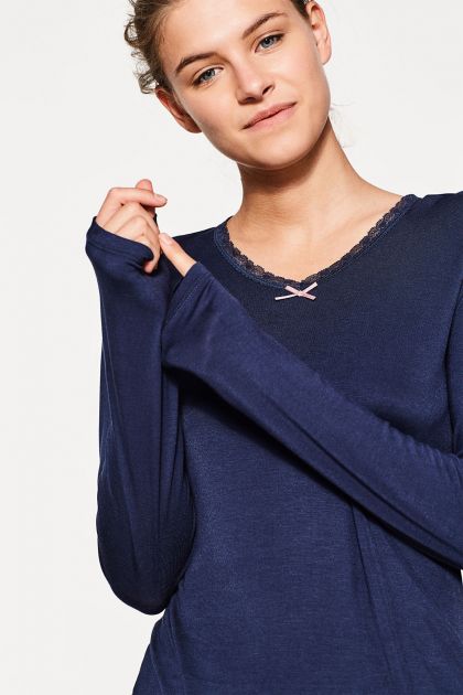 Esprit Pyjama Dory blauw 40 -