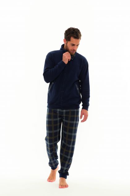 Gary Huispak doorknoop blauw Xl -