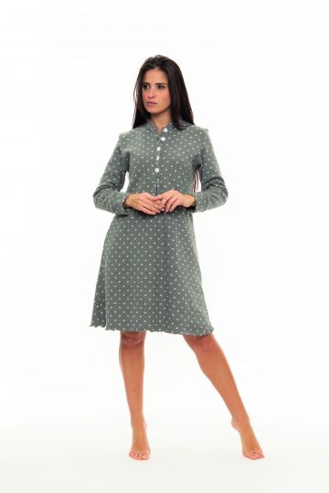 Gary Nachtkleed grijs L -