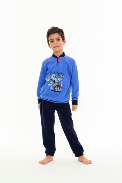 Gary Pyjama blauw 140 -