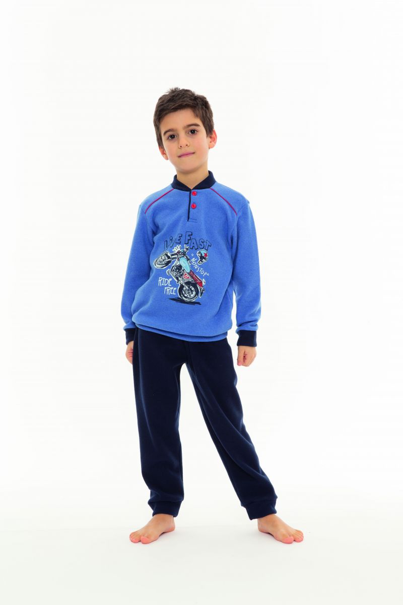 Gary Pyjama blauw 140 -