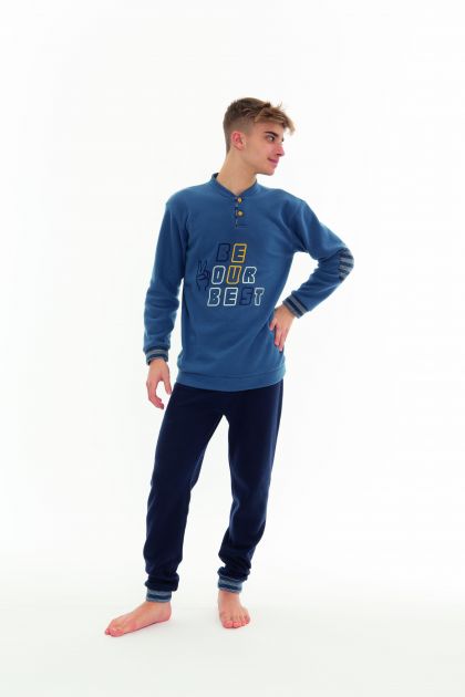 Gary Pyjama blauw 152 -