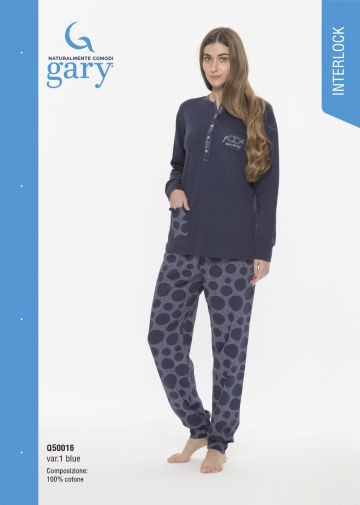 Gary Pyjama blauw Xxl -