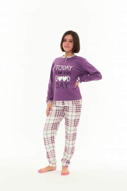 Gary Pyjama paars 164 -