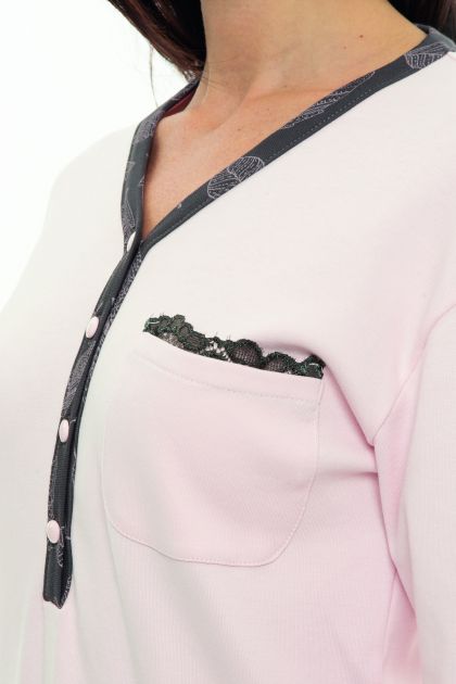 Gary Pyjama roos Xxl -