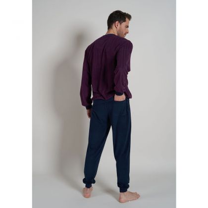 GÖtzburg Badstof heren pyjama bordeaux 58 -