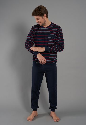 GÖtzburg Badstof Pyjama blauw 58 -