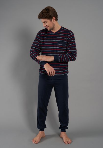 GÖtzburg Badstof Pyjama blauw 50 -