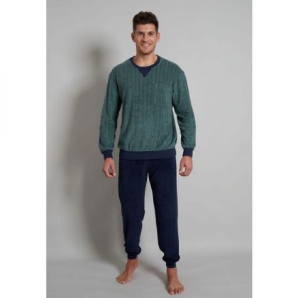 GÖtzburg Badstof pyjama O-neck groen 50 -