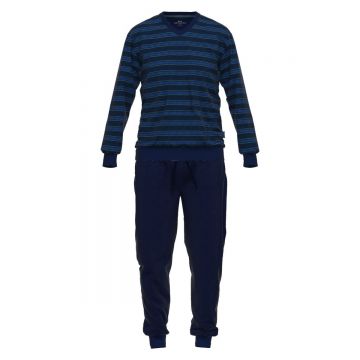 GÖtzburg Badstof pyjama V-neck blauw 52 -