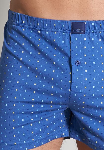 GÖtzburg Losse boxer short blauw M -