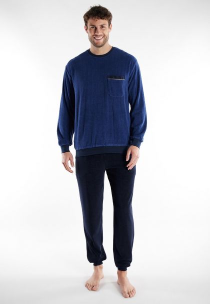 GÖtzburg Pyjama badstof blauw 50 -