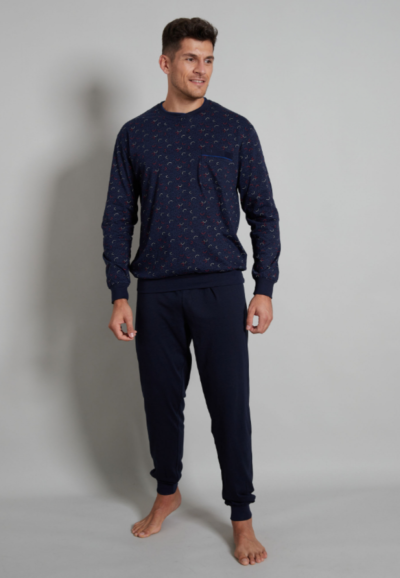 GÖtzburg Pyjama O-neck blauw 52 -