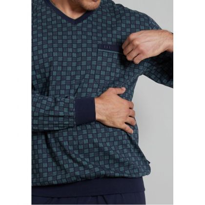 GÖtzburg Pyjama V-neck blauw 58 -