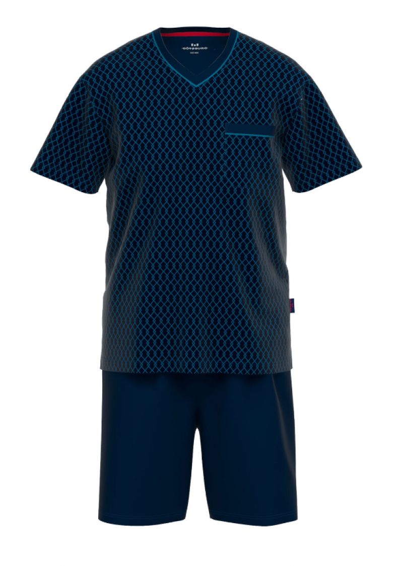 GÖtzburg Pyjama V-neck blauw 50 -