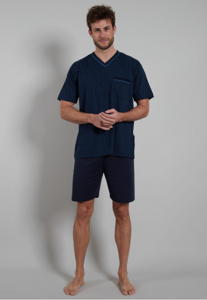 GÖtzburg Pyjama V-neck blauw 50 -