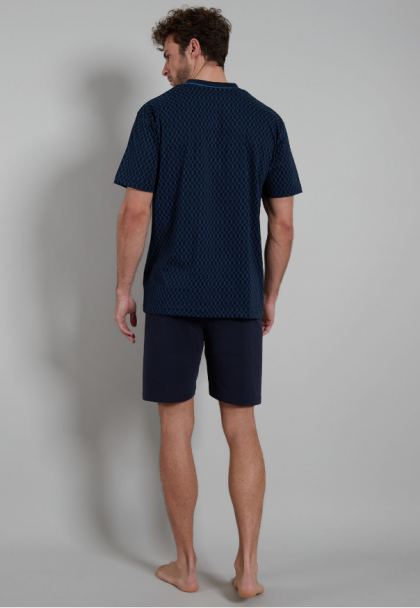 GÖtzburg Pyjama V-neck blauw 50 -