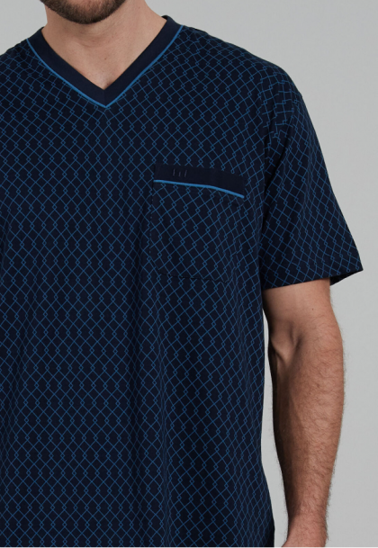 GÖtzburg Pyjama V-neck blauw 50 -