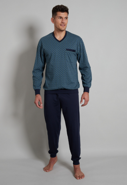 GÖtzburg Pyjama V-neck blauw 52 -