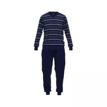 GÖtzburg Velours pyjama V-neck blauw 54 -