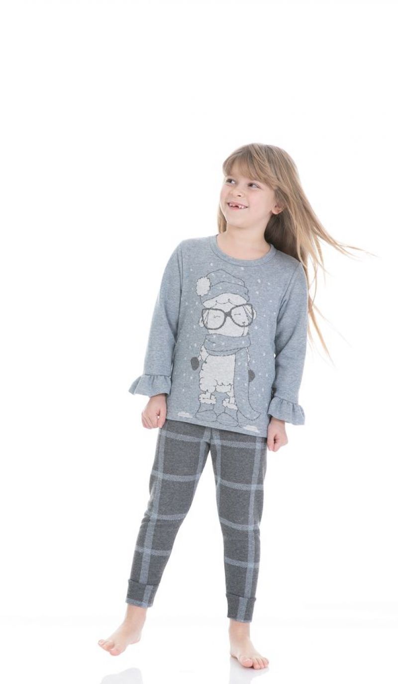 Happy People Pigiama Giro Bimba - Snow champagne 122/128 -