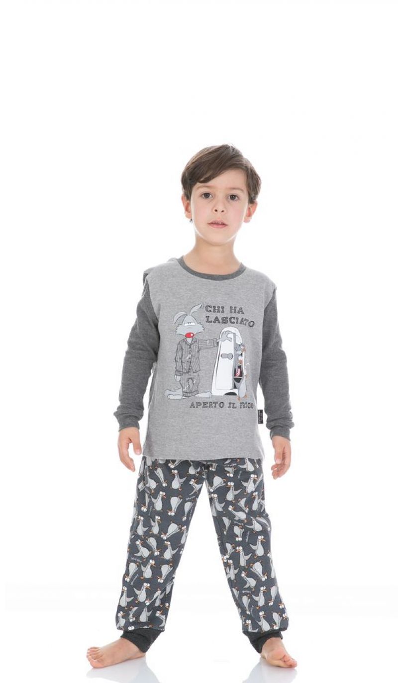 Happy People Pigiama Giro Bimbo - Pingu grijs 98/104 -