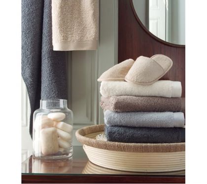 Lasa Home Handdoek 50x100 grijs U -