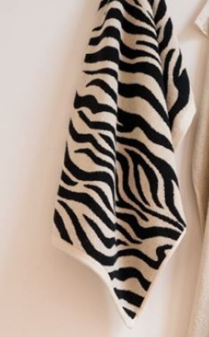 Lasa Home Handdoek 50x100 zebra U -