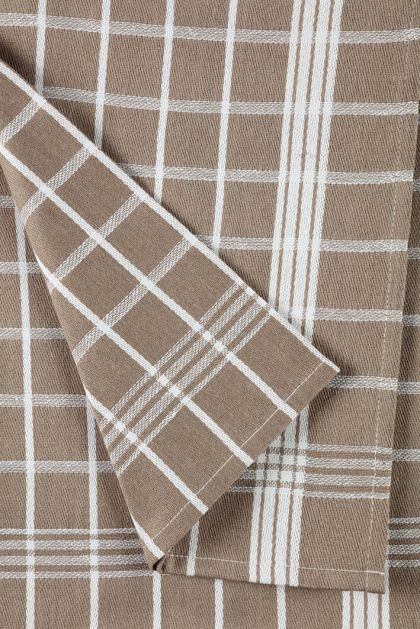 Lasa Home Keukenhanddoek 50/70 cm  4 stuks taupe U -