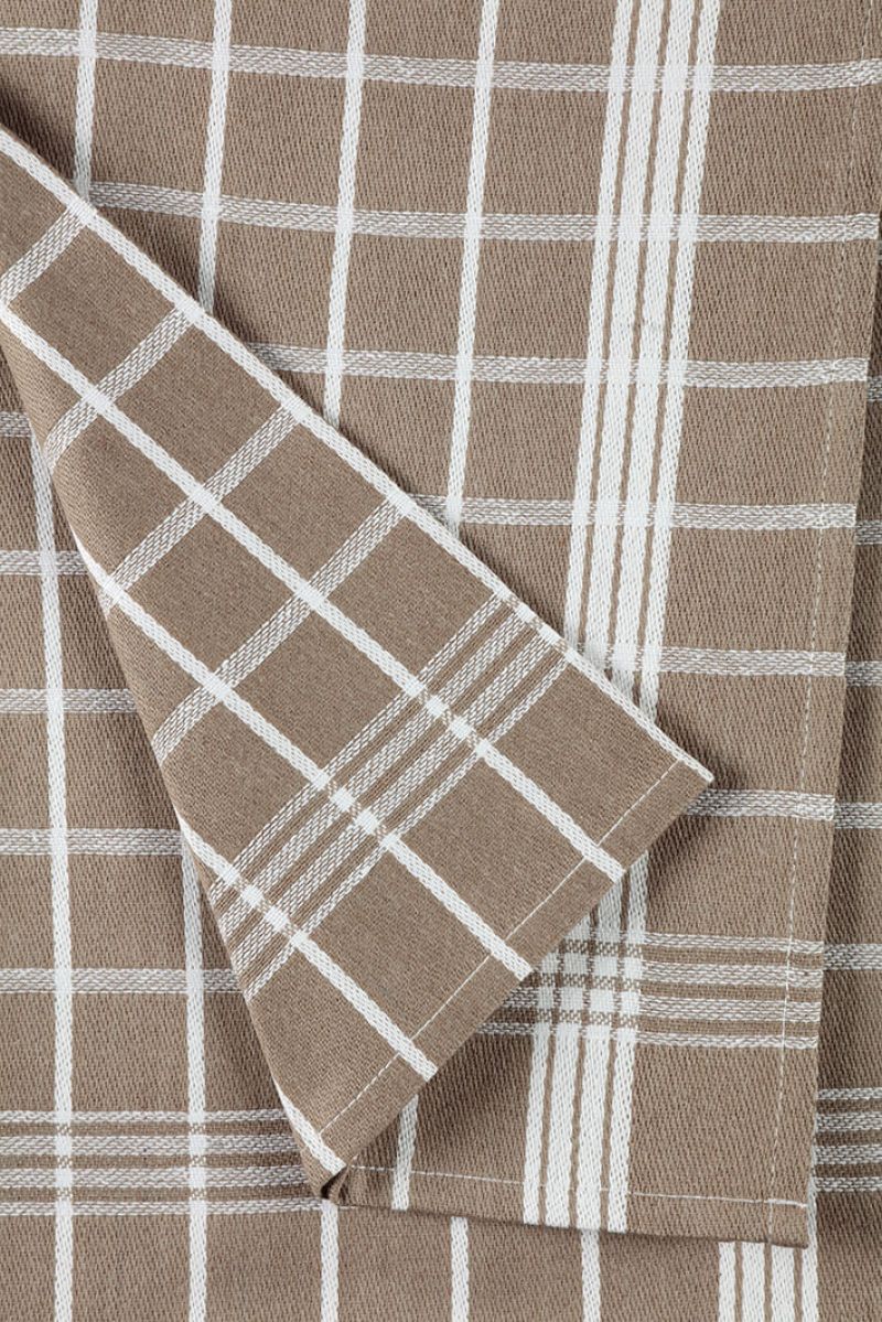 Lasa Home Keukenhanddoek 50/70 cm  4 stuks taupe U -