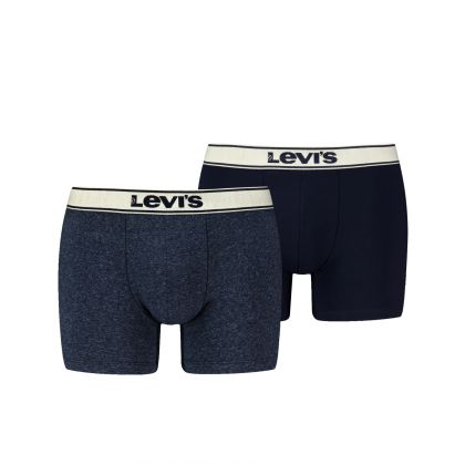 Levis Men's Boxer Briefs 2 Pack blauw L -