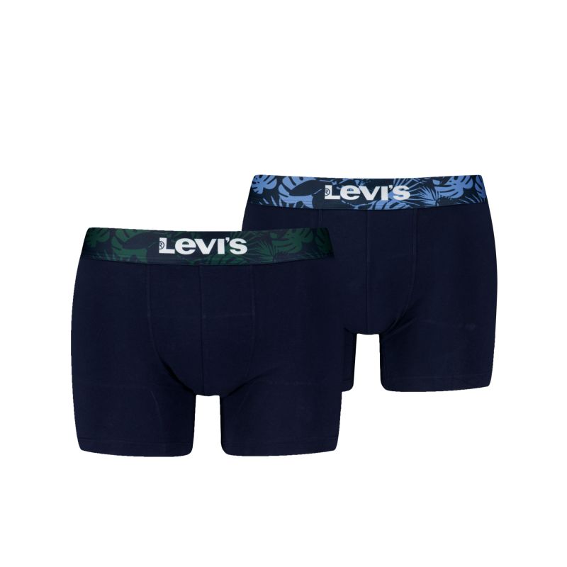 Levis MONSTERA LEAF WB BOXER BRIEF 2P blauw L -