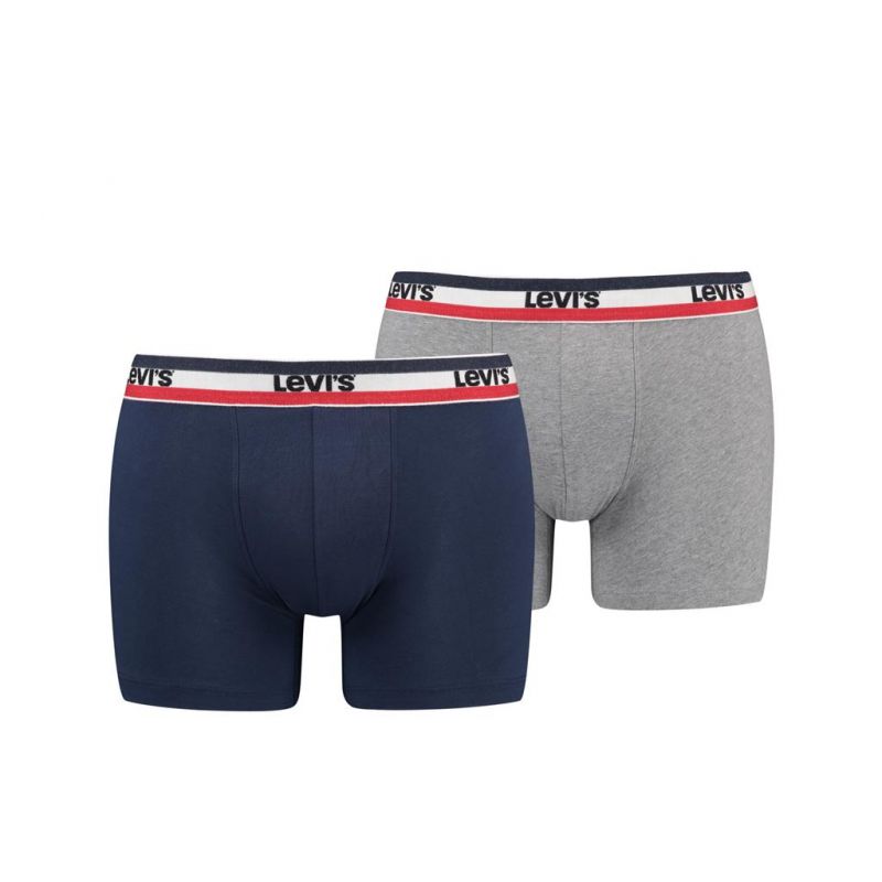 Levis Shorts men boxer organic 2P blauw L -