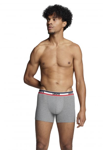 Levis Shorts men boxer organic 2P blauw L -